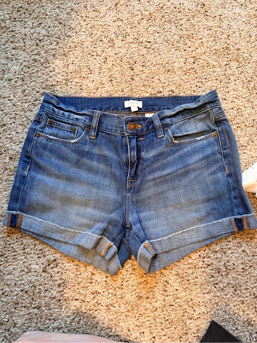 J. Crew Blue Rolled Hem Denim Shorts